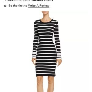 Theory Prosecco Striped Sweater Dress